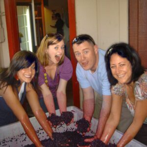 Liz Byrne and Keirstin Fernandes Wedding Guest Wine Tour