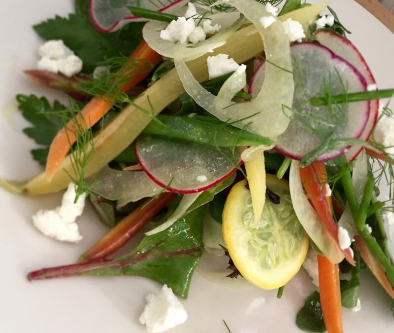 Spring Fattoush Salad