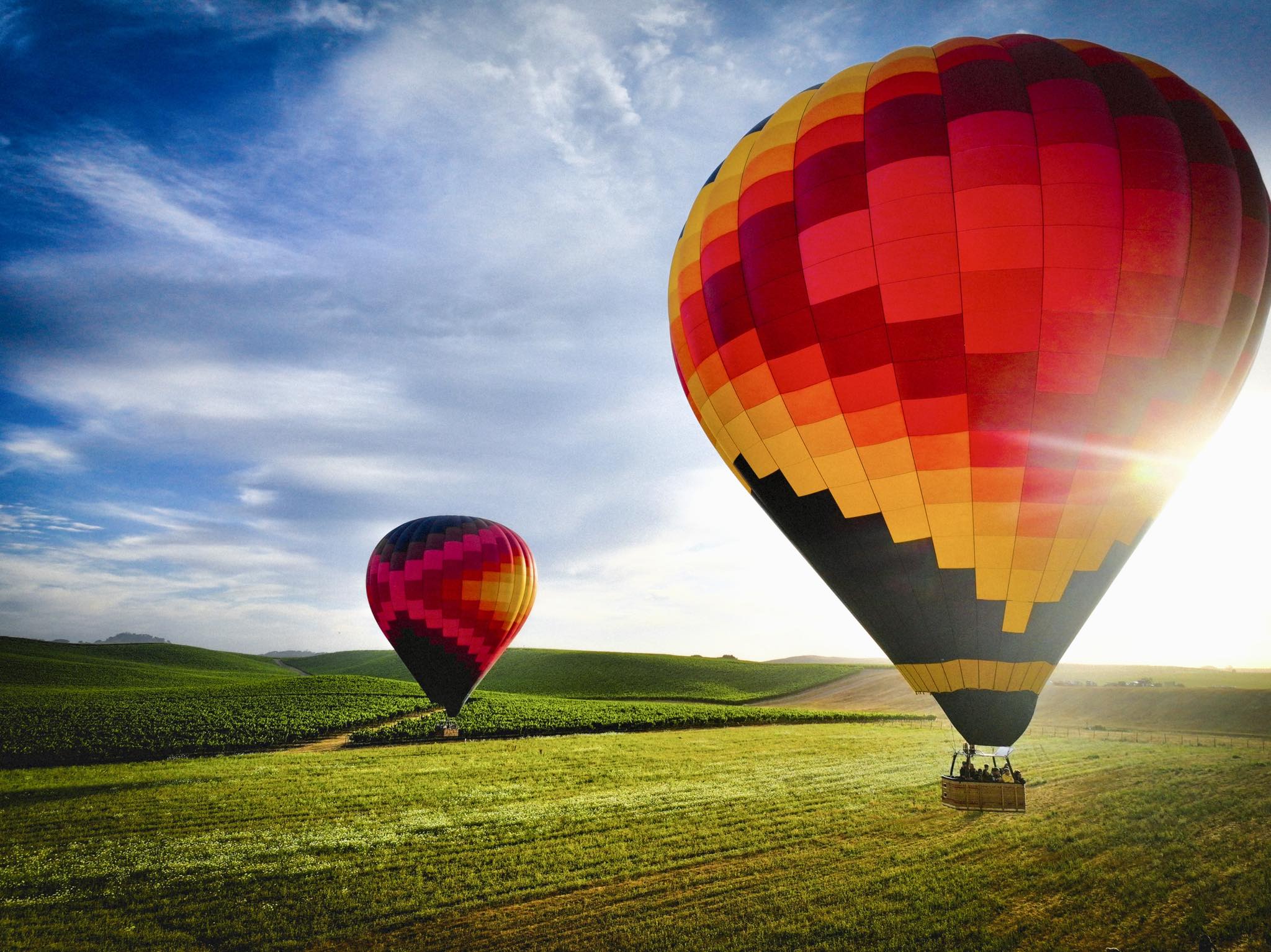 Sonoma Ballooning over Sonoma Valley