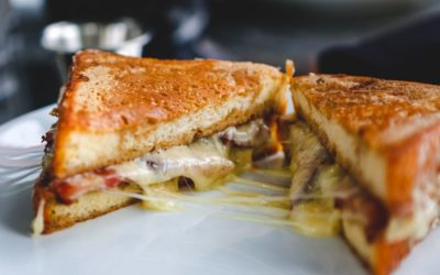 Ham, Pear & Cheddar Monte Cristo Sandwiches