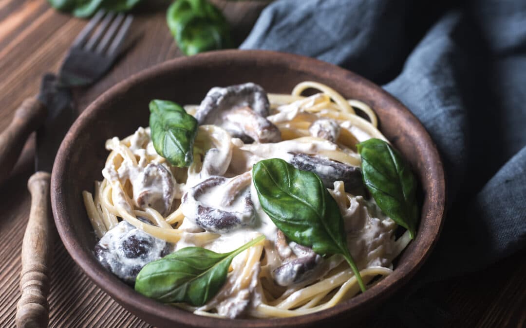 Mushroom Cream Pasta