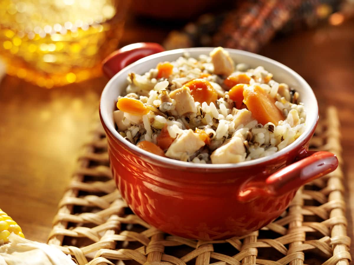 turkey and brown rice soup
