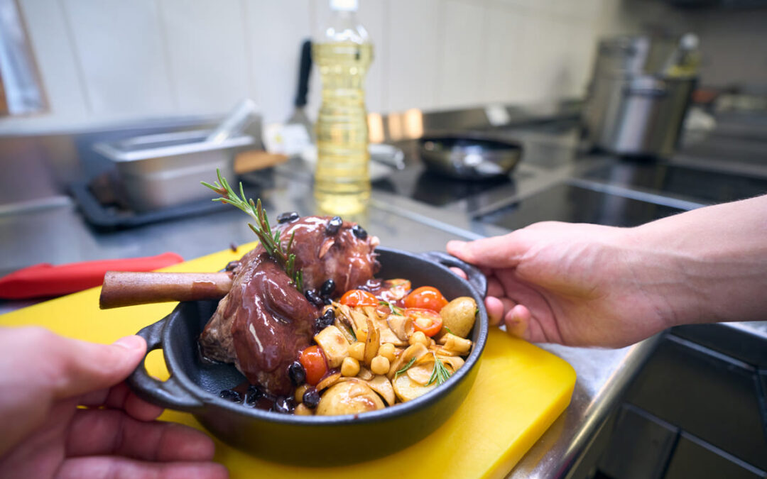 Spring Herb Roasted Lamb with Spring Vegetables