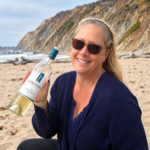 Platypus Tours curator enjoying a bottle of Flora Springs Sauvignon Blanc on the Sonoma coast.